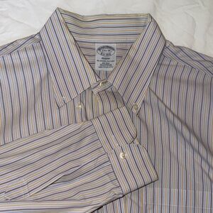 Brooks Brothers Men's Multicolor Striped Dress Shirt
